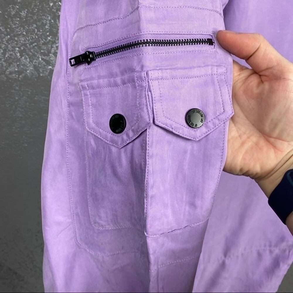 LF the Brand Lilac Purple Urban Cargo Pants Size 6 Lightweight Utility New - Picture 5 of 11